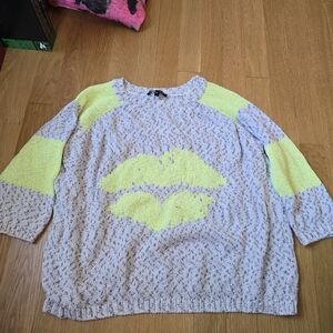 French kyss sweater sz S